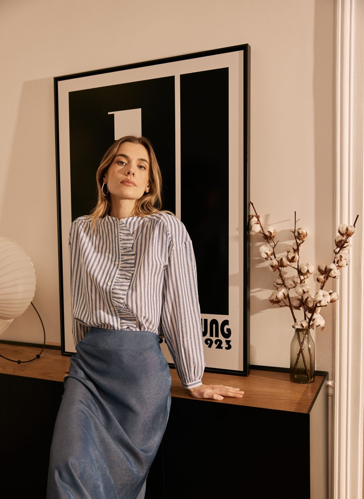 BLOUSE SOURIAMA bleu