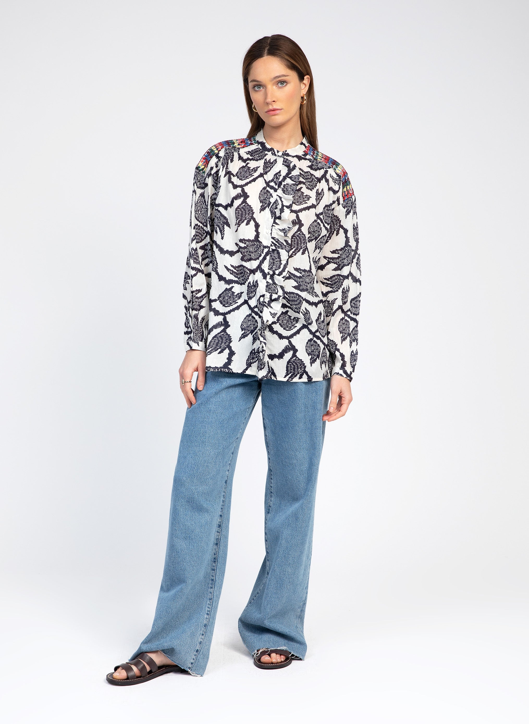 BLOUSE SOURIATY nabilo marine