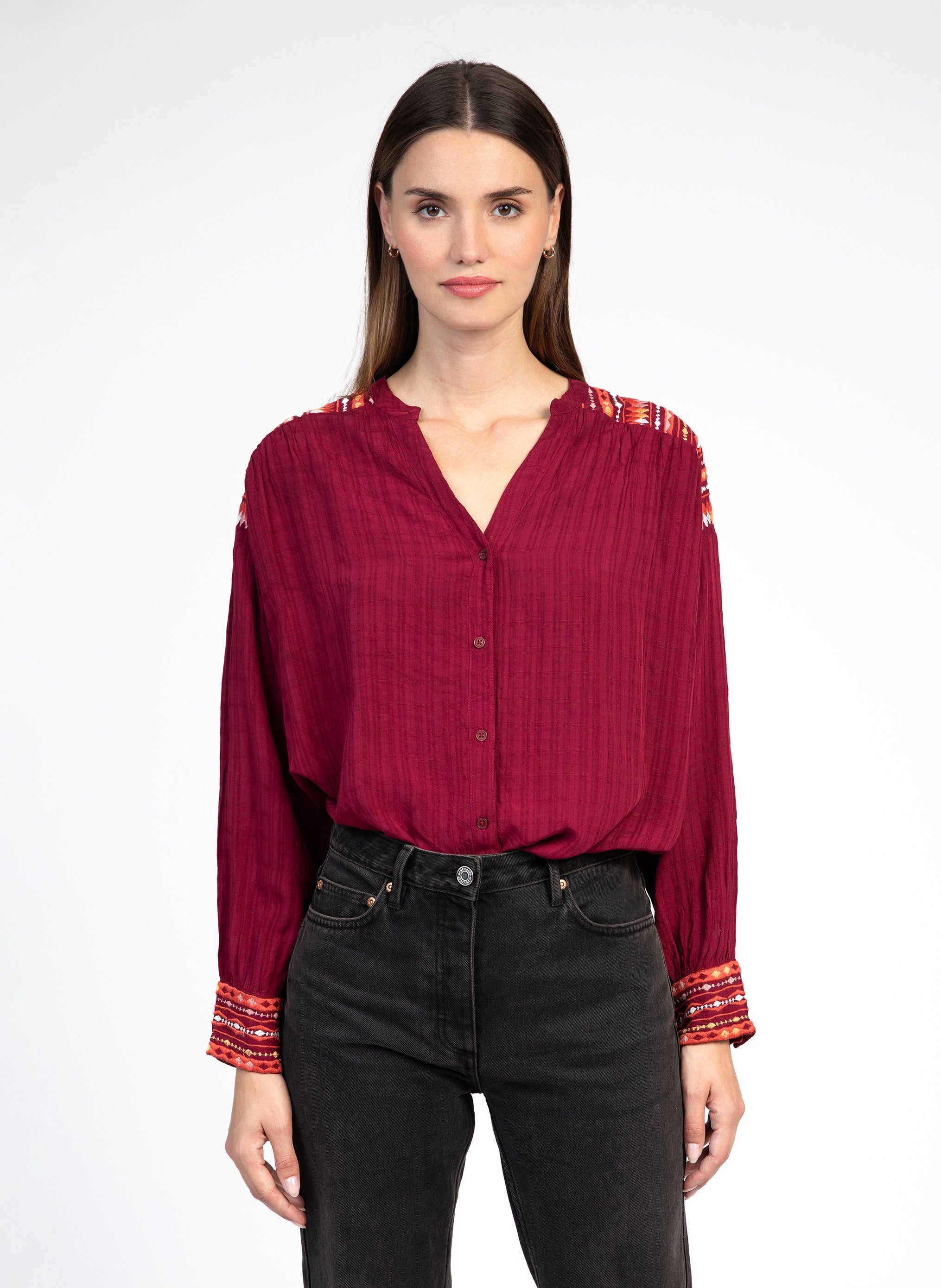 SOURRIA garnet shirt