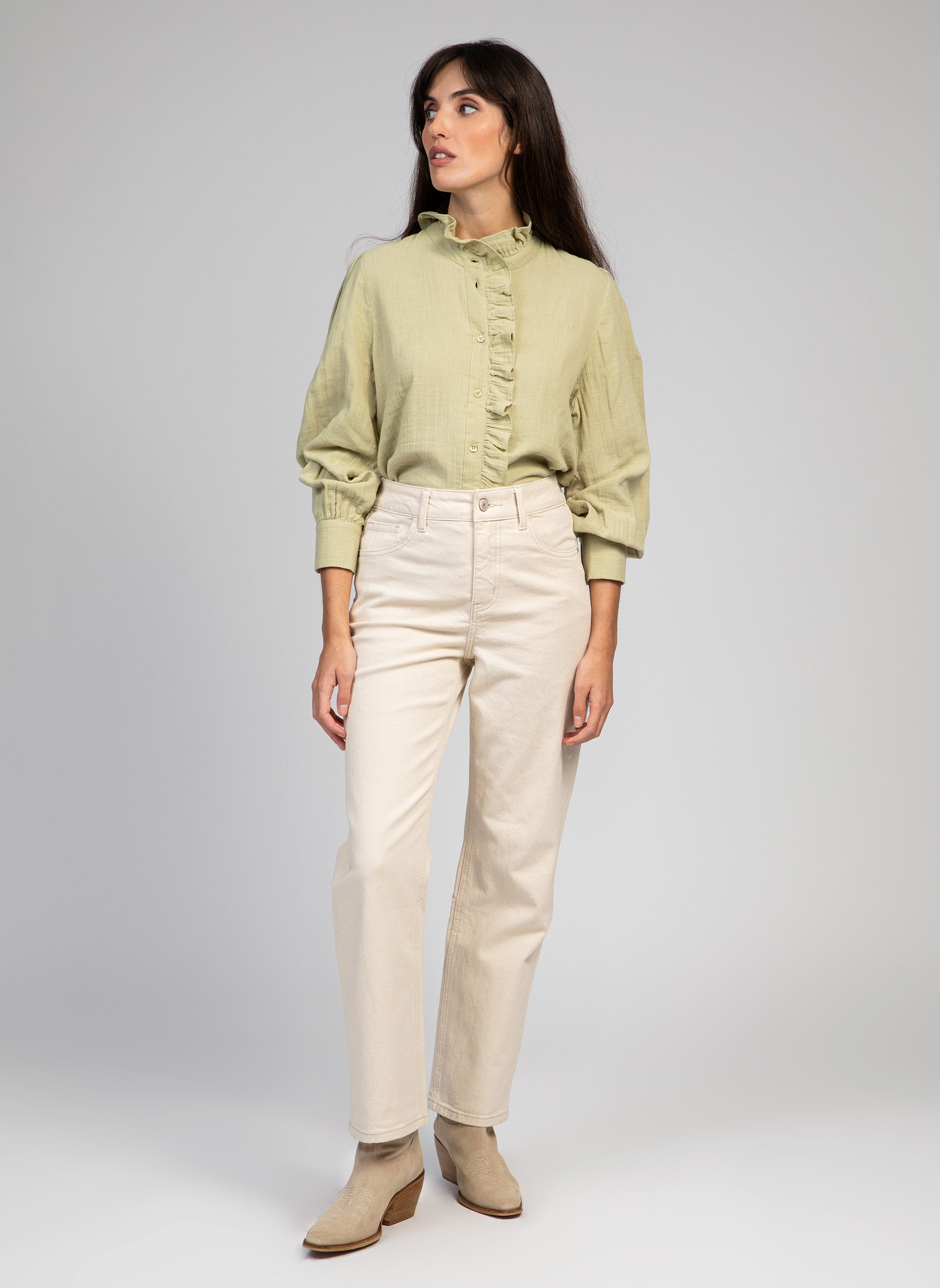 CHEMISE STEFOU amande