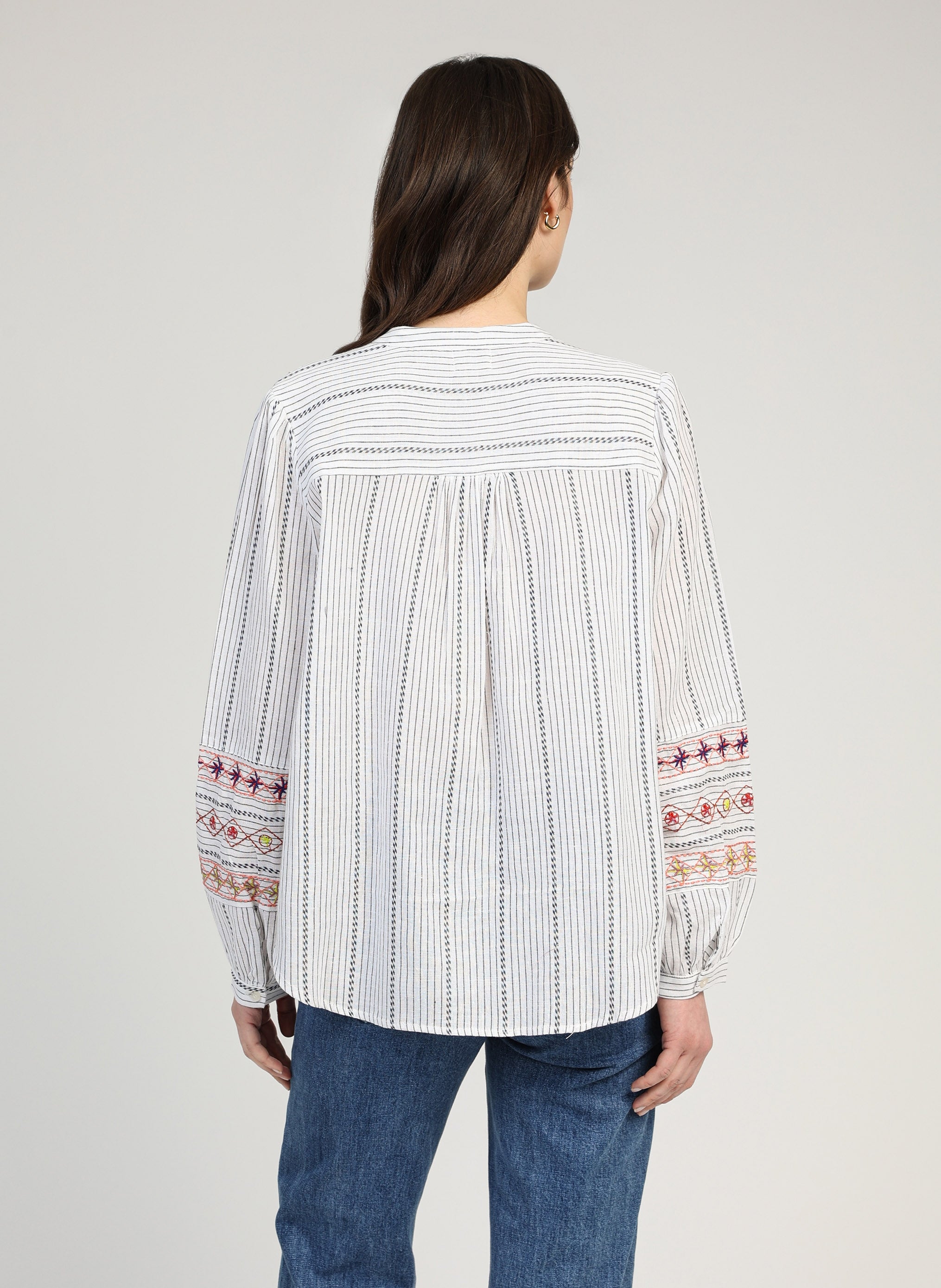 SUVILA BLOUSE stripe