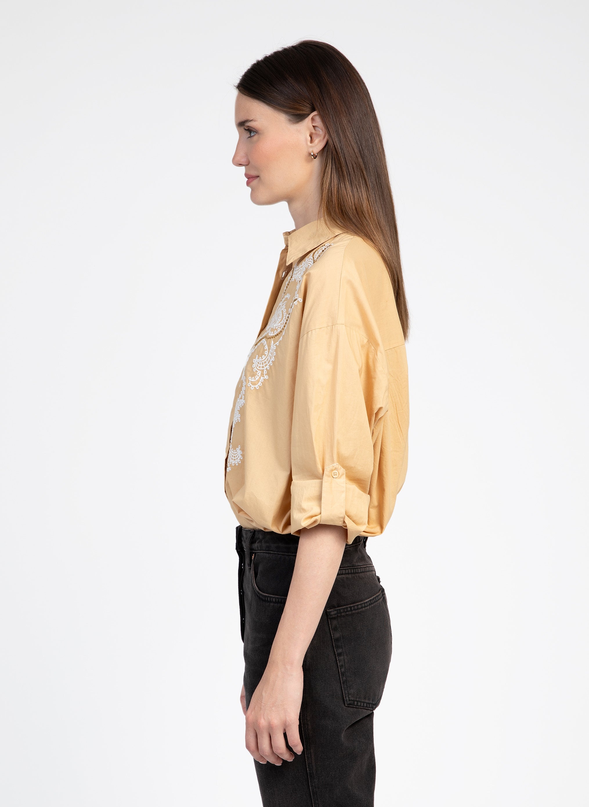 SYMONET beige SHIRT