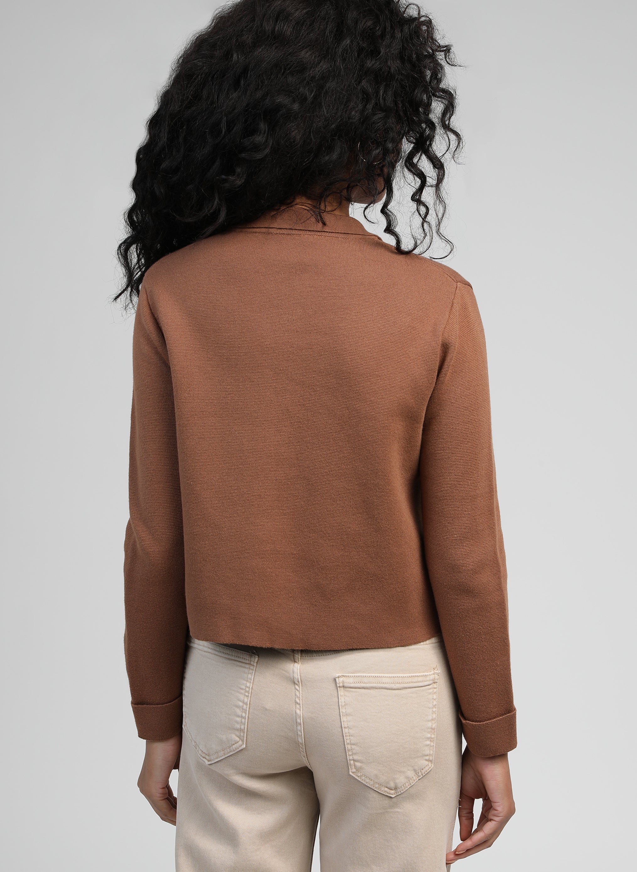 CARDIGAN VALIMANA mocha brown