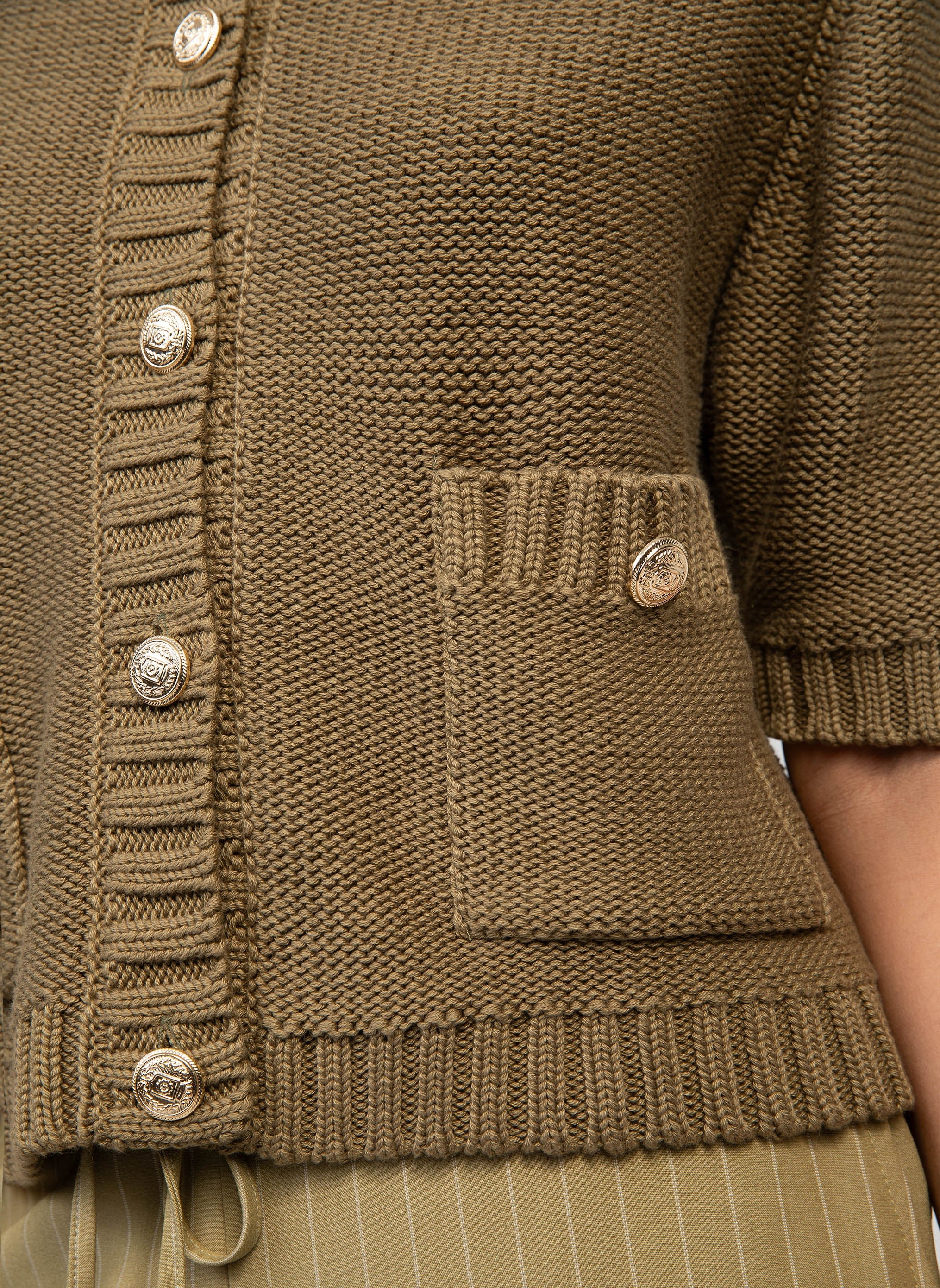 CARDIGAN VARIANA kaki