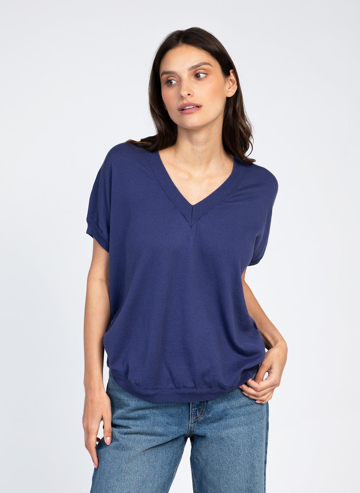PULL VESUNSET indigo